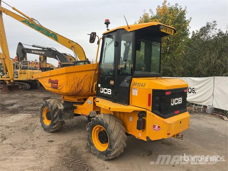JCB 6ST 6 ton 4x4 Swivel Dumper Väikekallurid