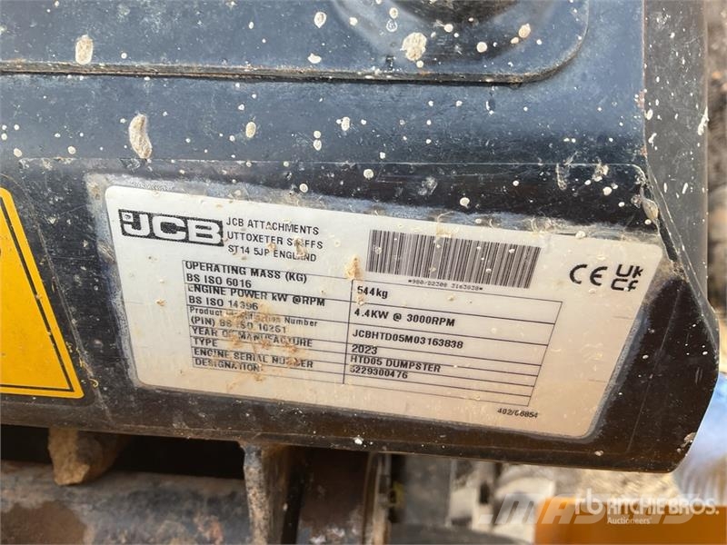 JCB HTD05 Hi-Tip Crawler Dumper Minidumpperit
