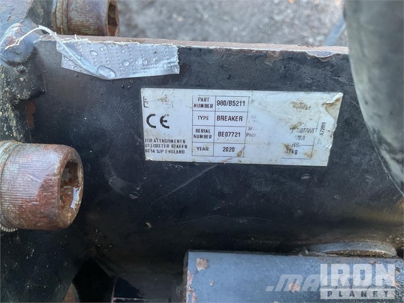 JCB Hydraulic Breaker Iskuvasarat