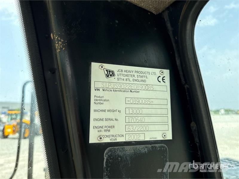 JCB JS130 Rupsgraafmachines
