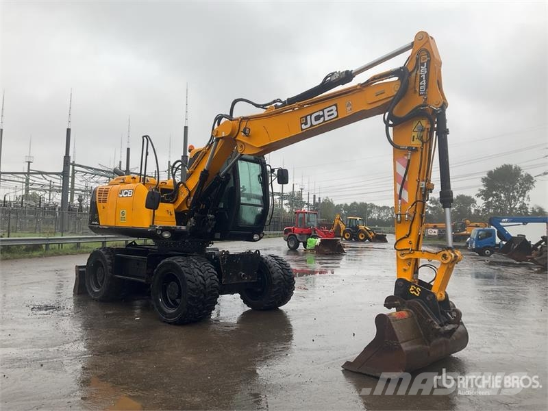 JCB JS145W Wielgraafmachines