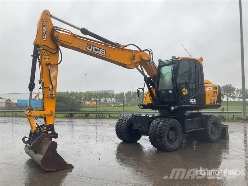 JCB JS145W+ Wheel Excavator Wielgraafmachines