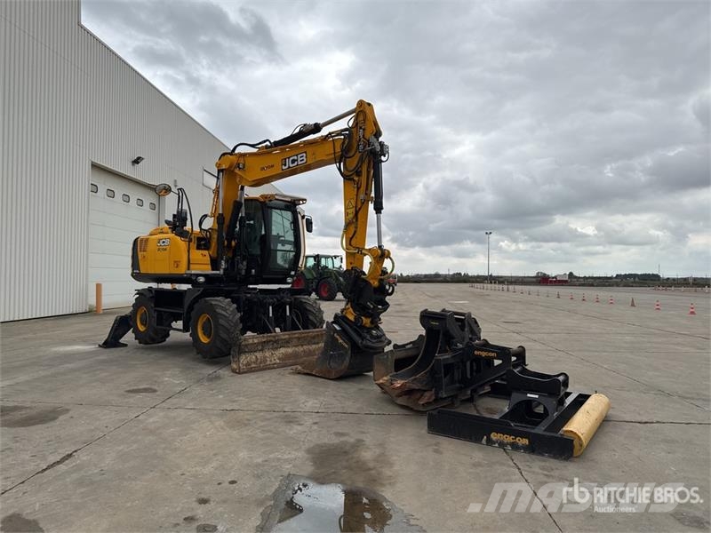 JCB JS145WT-SV Pelle Sur Pneus Wheel Excavator Escavatori gommati