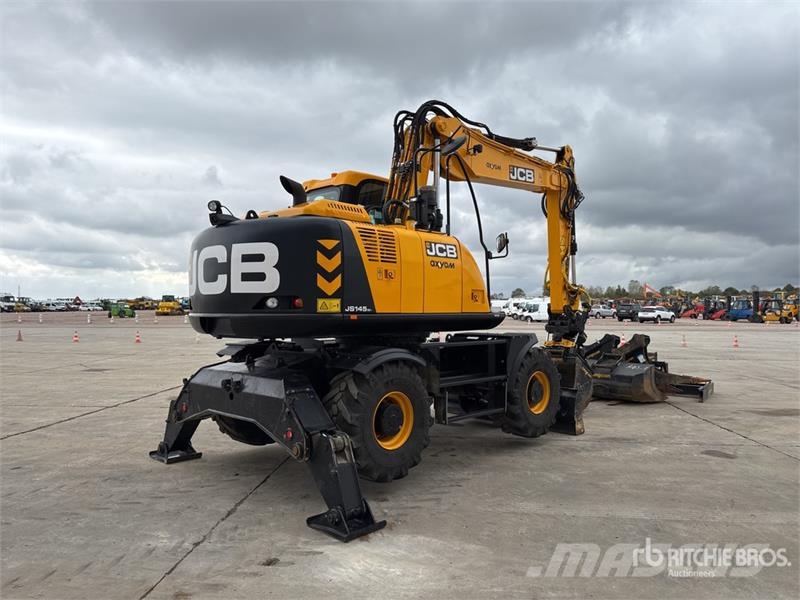 JCB JS145WT-SV Pelle Sur Pneus Wheel Excavator Escavatori gommati