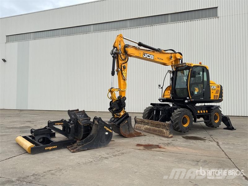 JCB JS145WT-SV Pelle Sur Pneus Wheel Excavator Escavatori gommati