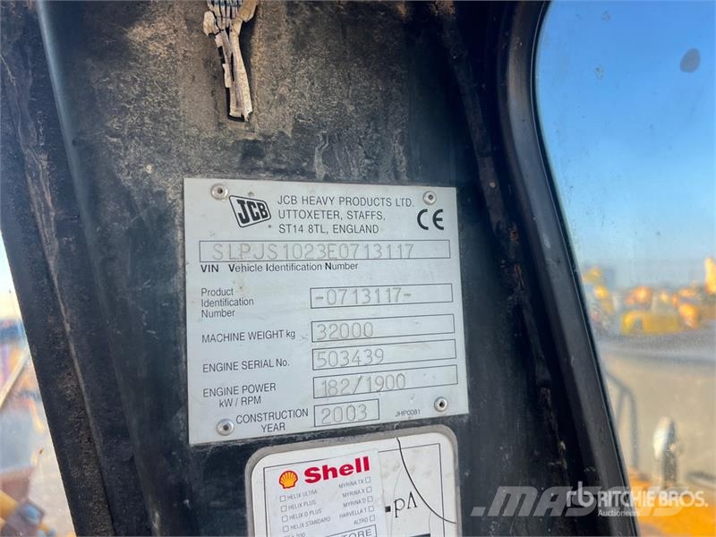 JCB JS330 Tracked Excavator Верижен екскаватор