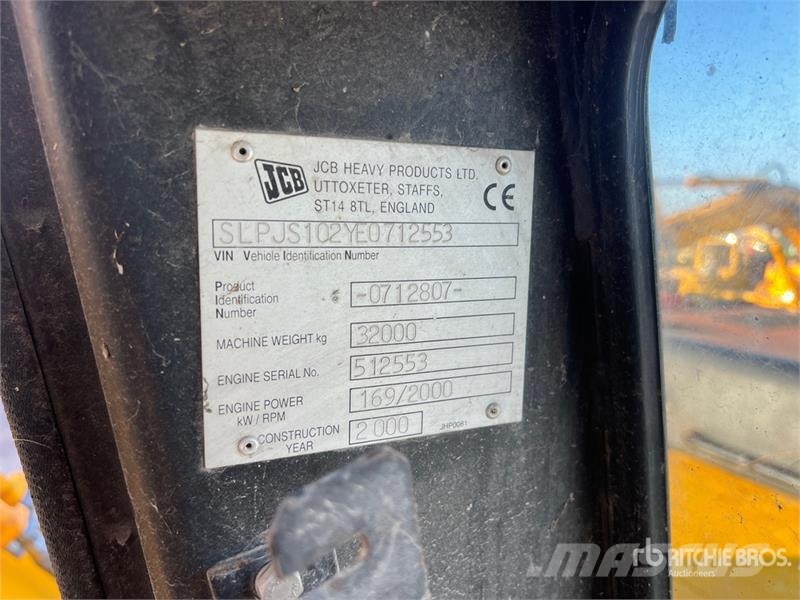 JCB JS330 Tracked Excavator Верижен екскаватор