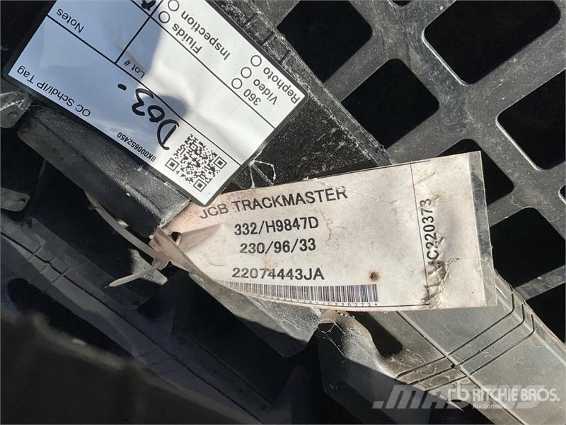 JCB Rubber 230x93x33 Tracks (Unused) Other components