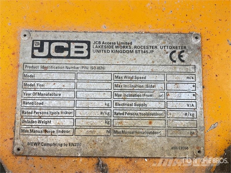 JCB S1930E Electric Scissor Lift 가위형 리프트