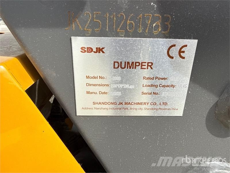 JK-B800 Concrete Buggy Priedai