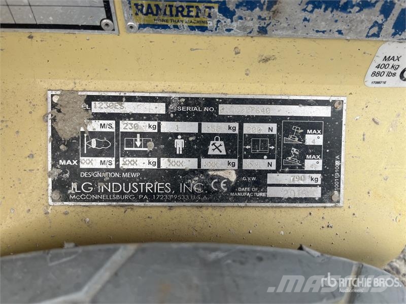 JLG 1230ES Vertical Mast Lift رافعات السارية الرأسية