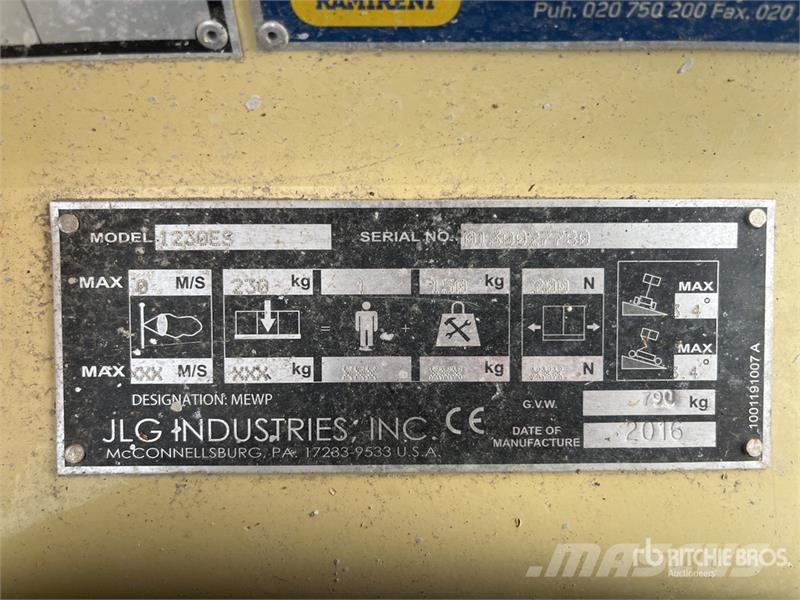 JLG 1230ES Vertical Mast Lift رافعات السارية الرأسية