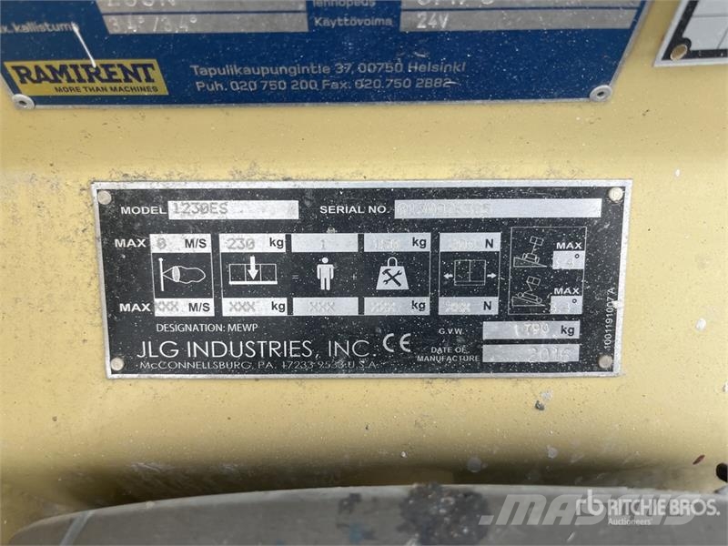 JLG 1230ES Vertical Mast Lift 垂直昇降型リフト
