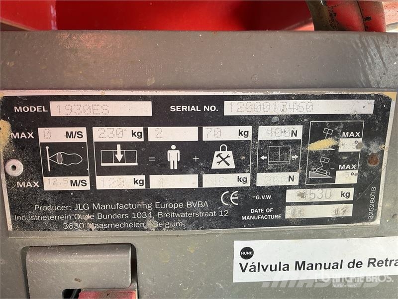 JLG 1930ES Electric Scissor Lift (Inoperable) Sakselifter