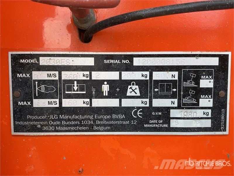 JLG 2030ES Electric Scissor Lift Sakselifter
