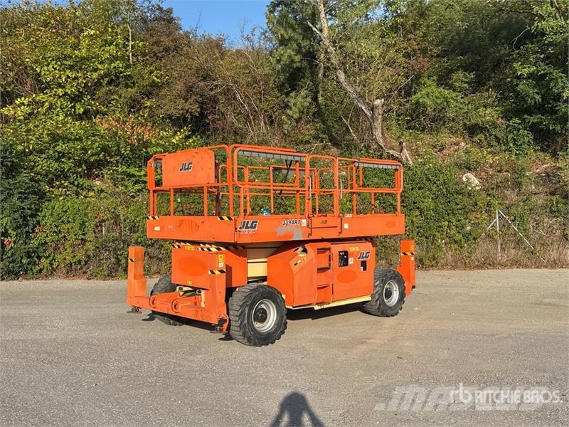 JLG 3394RT 4x4 Diesel Nacelle Ciseau Scissor Lift Nacelle ciseaux
