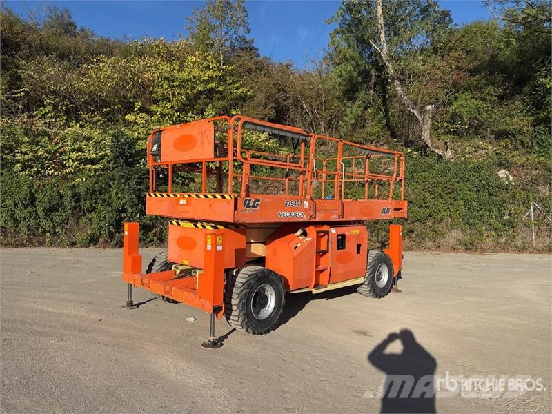 JLG 3394RT 4x4 Diesel Nacelle Ciseau Scissor Lift 剪叉式升降机