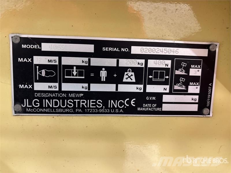 JLG 4069LE Electric Scissor Lift Škarjaste dvižne ploščadi