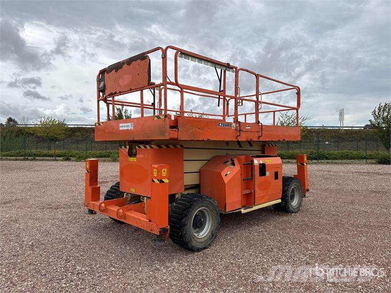 JLG 4394RT 4x4 Diesel Nacelle Ciseau Scissor Lift 剪叉式升降机