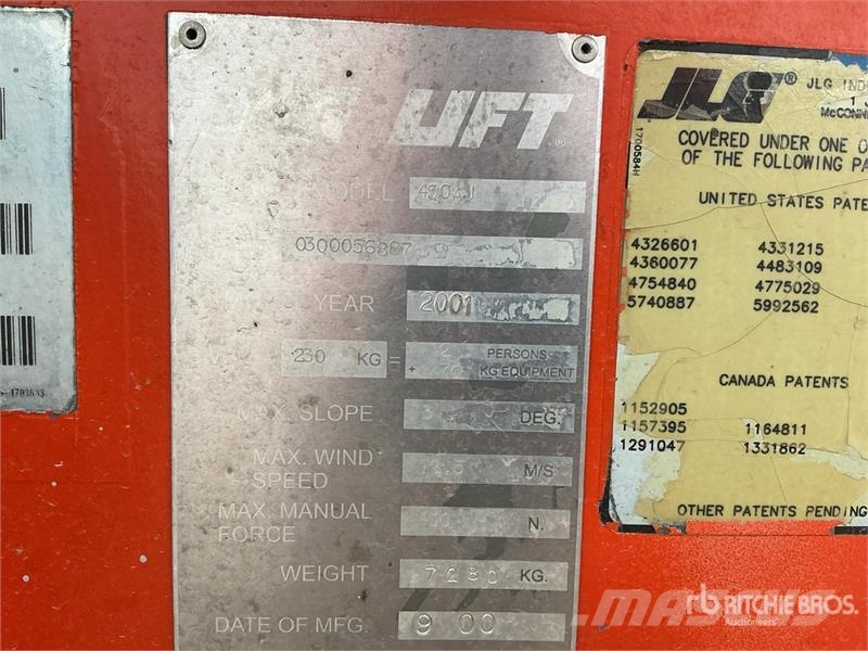 JLG 450AJ 4WD Diesel Articulating Boom Lift ブームリフト 屈伸型