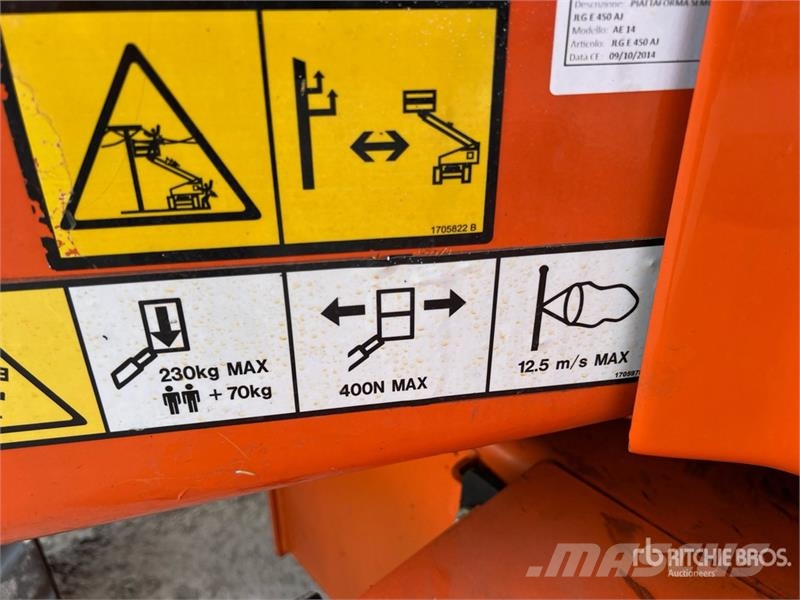 JLG 450AJ Series II Electric Articulating Boom Lift Zglobne dvižne ploščadi