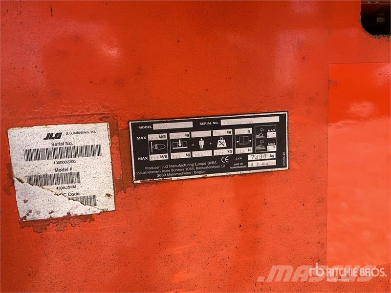 JLG 450AJSII 4WD Diesel Articulating Boom Lift ブームリフト 屈伸型