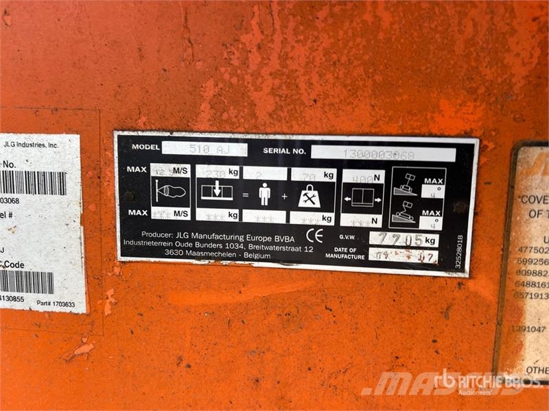 JLG 510AJ Teleskopske dvižne ploščadi