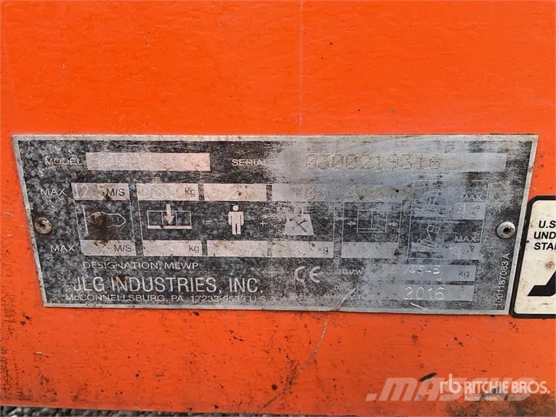 JLG 600AJ 4WD Diesel Articulating Boom Lift Articulated boom lifts