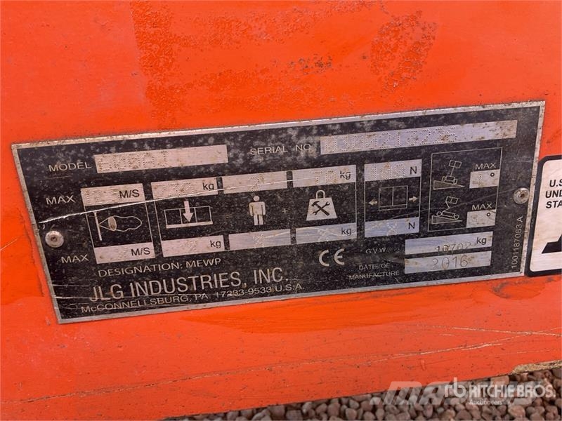 JLG 600AJ 4WD Diesel Articulating Boom Lift Articulated boom lifts