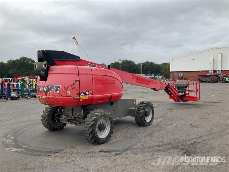 JLG 660SJ 2WD Diesel Articulating Boom Lift Gelenkteleskoparbeitsbühnen