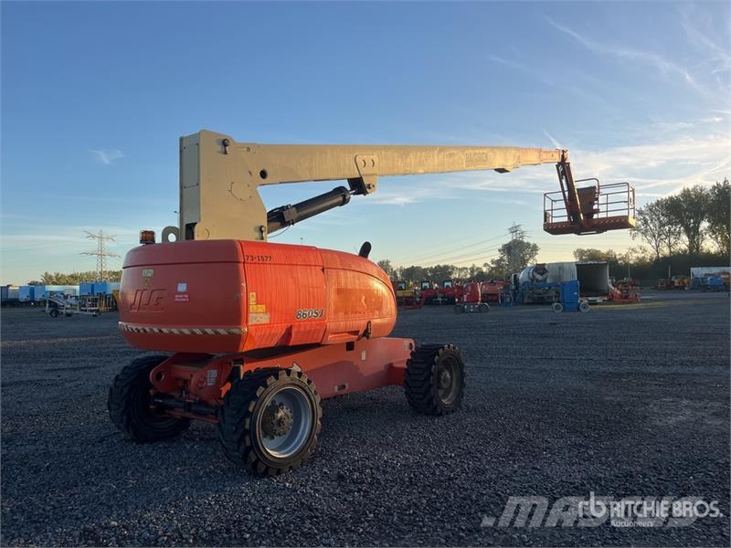 JLG 860SJ 4WD Diesel Telescopic Boom Lift رافعات سلة تلسكوبية