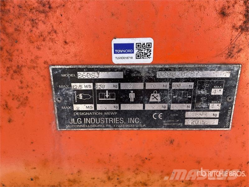 JLG 860SJ 4WD Diesel Telescopic Boom Lift رافعات سلة تلسكوبية