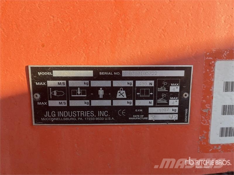 JLG 860SJ 4WD Diesel Telescopic Boom Lift Teleskopske dvižne ploščadi