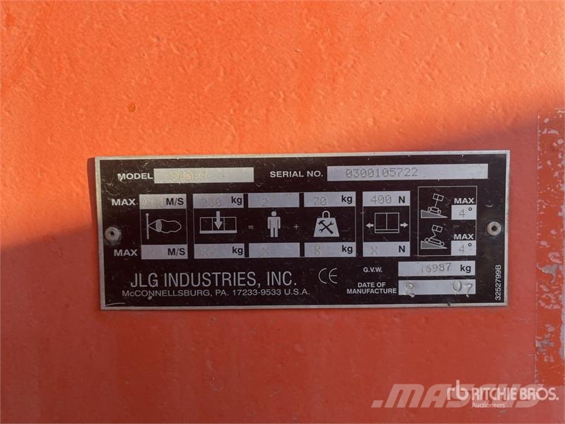 JLG 860SJ 4WD Diesel Telescopic Boom Lift Teleskopske dvižne ploščadi