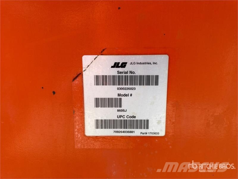 JLG 860SJ Telescopic Boom Lift (Inoperable) Nacelles télescopiques