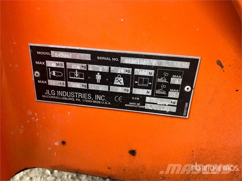 JLG E450AJ Electric Articulating Boom Lift (Inoperable Piattaforme a braccio articolato