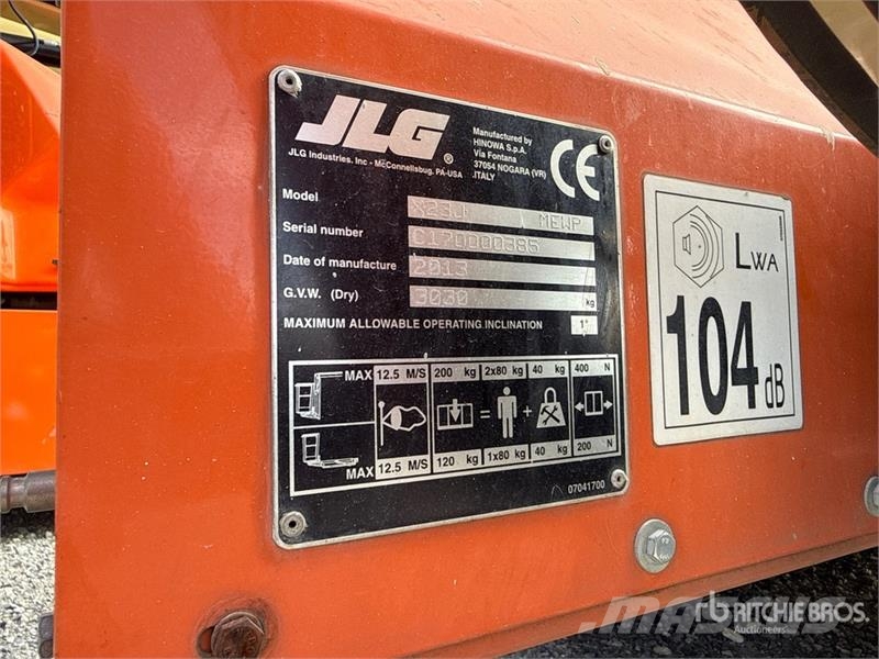 JLG X23J Crawler Articulating Boom Lift (Inoperable) Karos emelők