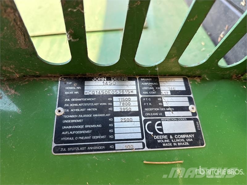 John Deere 1450 CWS Combine Harvester Ceifeiras debulhadoras