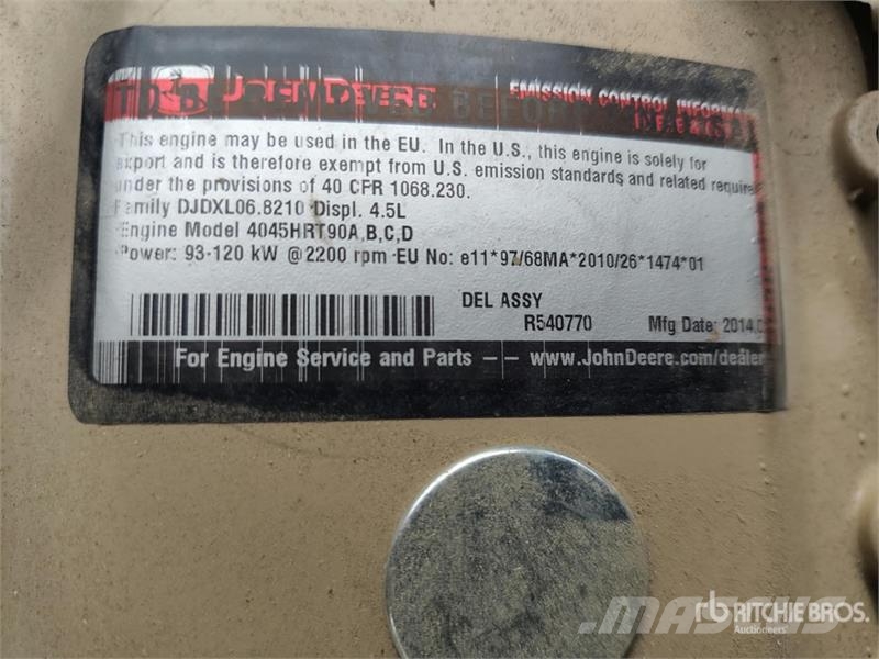 John Deere 4045HRT Engine Motores
