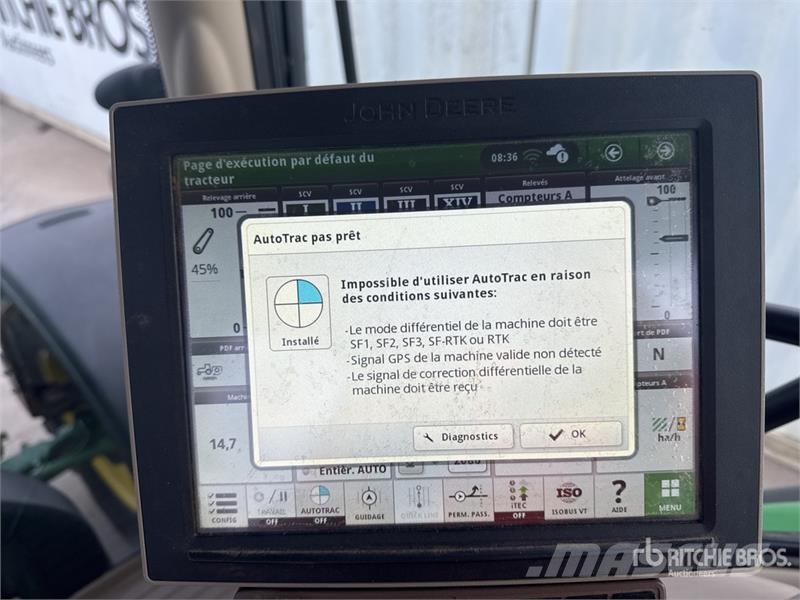 John Deere 6175R Autopower 4x4 Tracteur Agricole 4WD Tractor Tratores Agrícolas usados