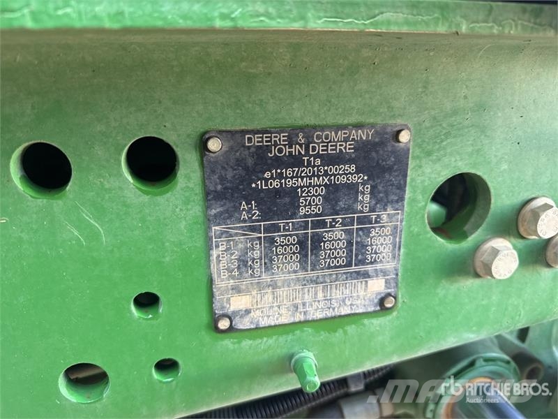 John Deere 6195M 4x4 Tracteur Agricole 4WD Tractor Tratores Agrícolas usados