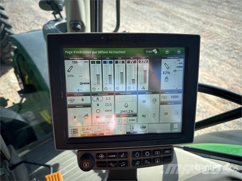 John Deere 6195R 4x4 Tracteur Agricole Direct Drive 4WD Tract Traktory