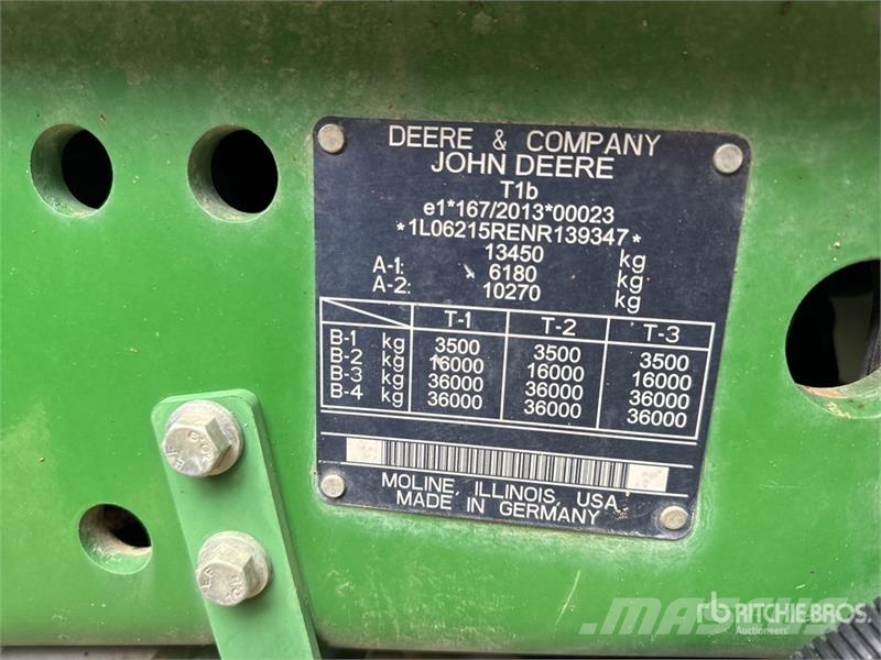 John Deere 6215R 4x4 Tracteur Agricole Autopower Command Pro Traktory