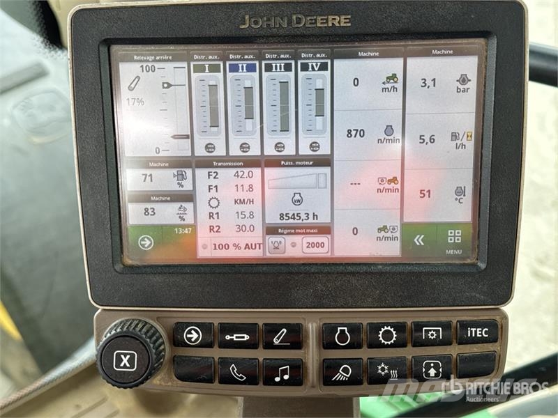 John Deere 6215R Auto Power Tracteur Agricole 4WD Tractor Tractors