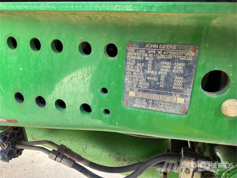 John Deere 6215R Auto Power Tracteur Agricole 4WD Tractor Tractors
