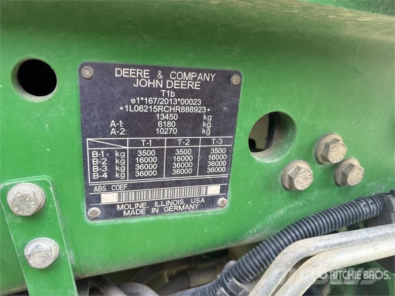 John Deere 6215R Autopower 4WD Tractor Traktory