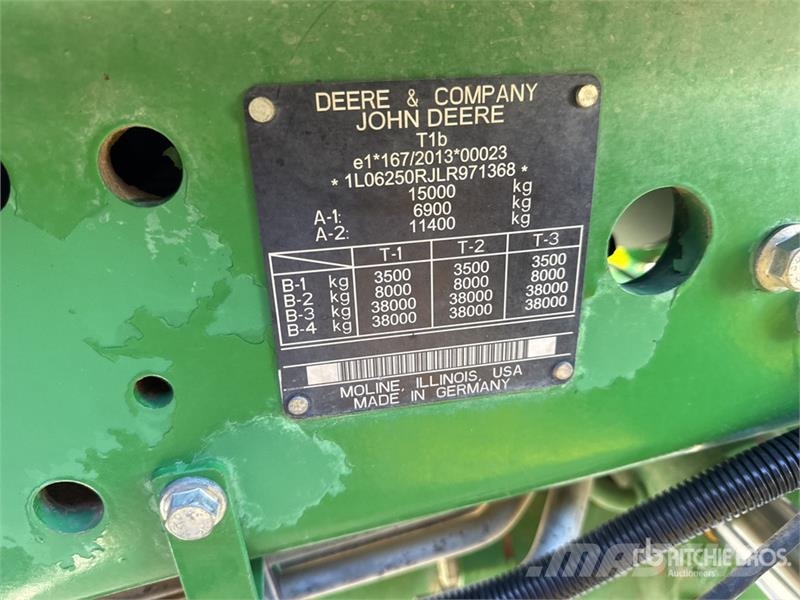 John Deere 6250R Premium Auto Power 4x4 Tracteur Agricole 4WD Traktory