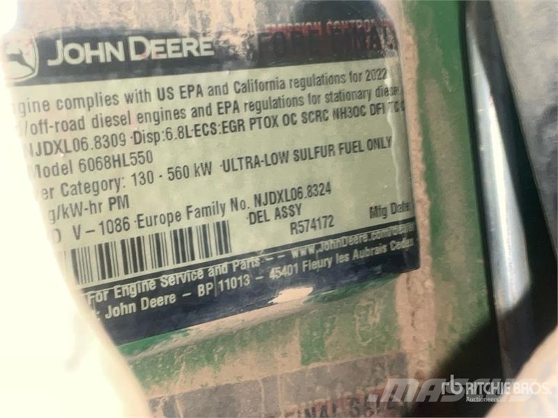 John Deere 6R250 4WD Tractor Трактори