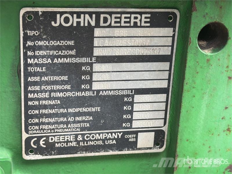 John Deere 7280R Τρακτέρ