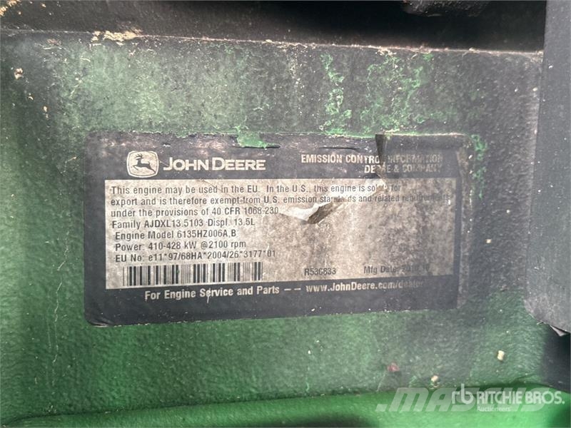 John Deere 7750 Pro Drive Forage Harvester حصادات الأعلاف